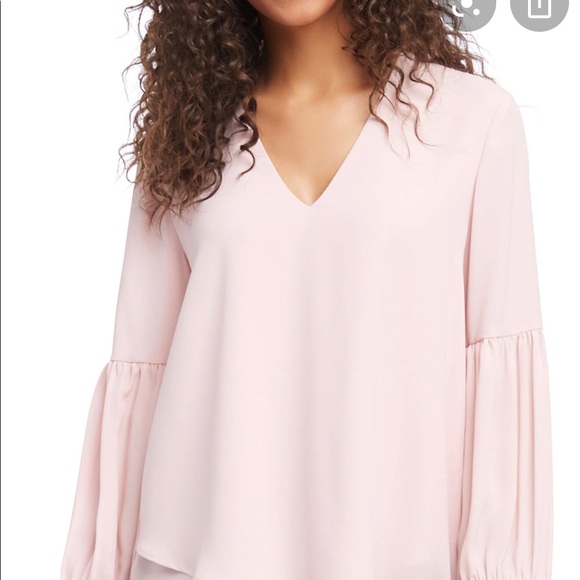 🆕 Gorgeous pink Karen Kane Blouse - Picture 2 of 4